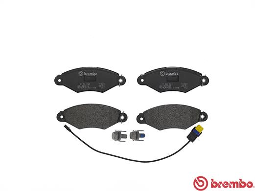 A.B.S. P 68 042 BREMBO Bremsbelagsatz, Scheibenbremse